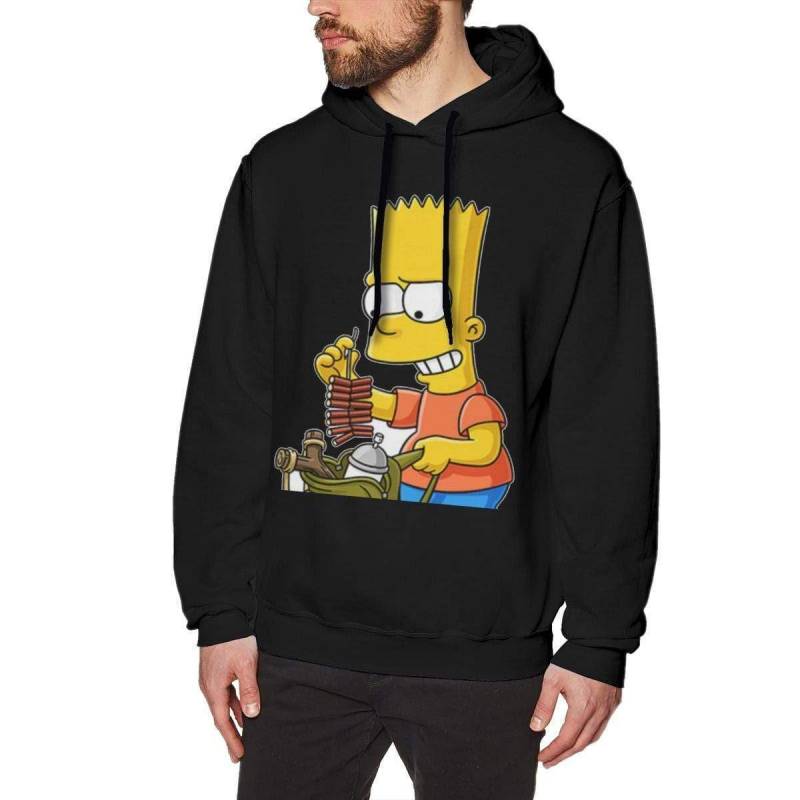 Bart Dabbing Hoodie – Dancing Simpson Bunny Hug Camouflage Sweatshirt