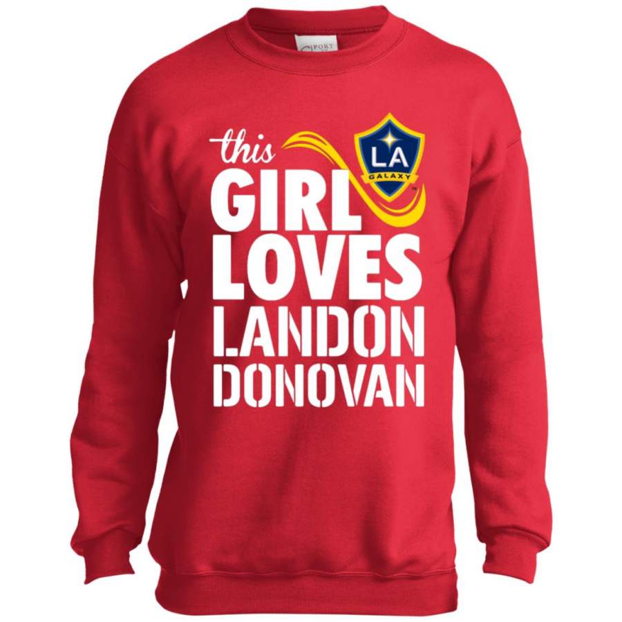 This Girl Loves Landon Donovan Youth Kids Sweatshirt