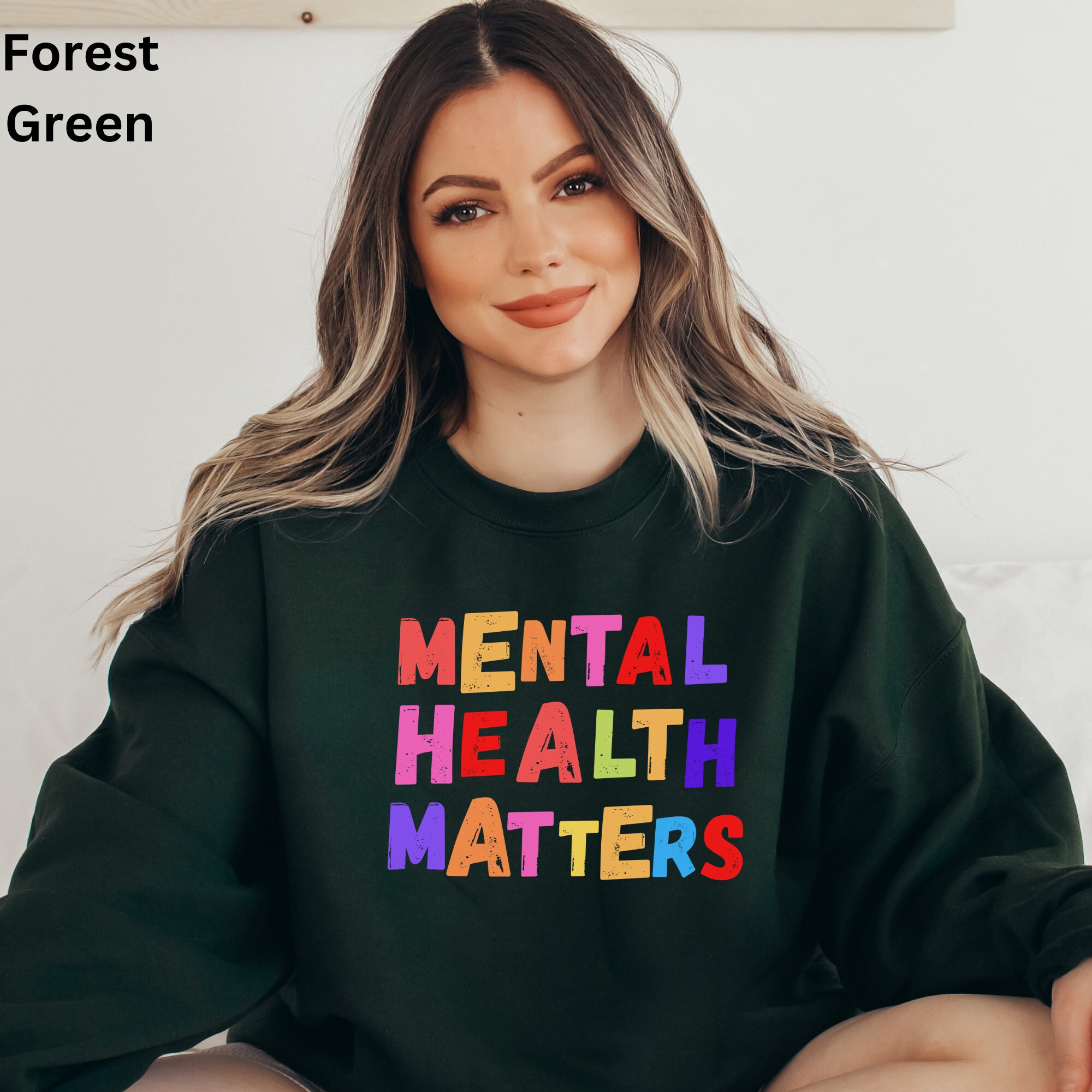 Mental Health Matters Sweatshirt/Mental Health Shirt/Mental Health Awareness/Anxiety Shirt/Therapist Shirt/Sweatshirt