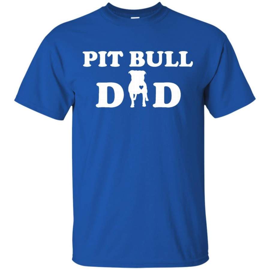 AGR Pitbull Dad T-shirt Dog Owner Tshirt For Pit Bull Owners