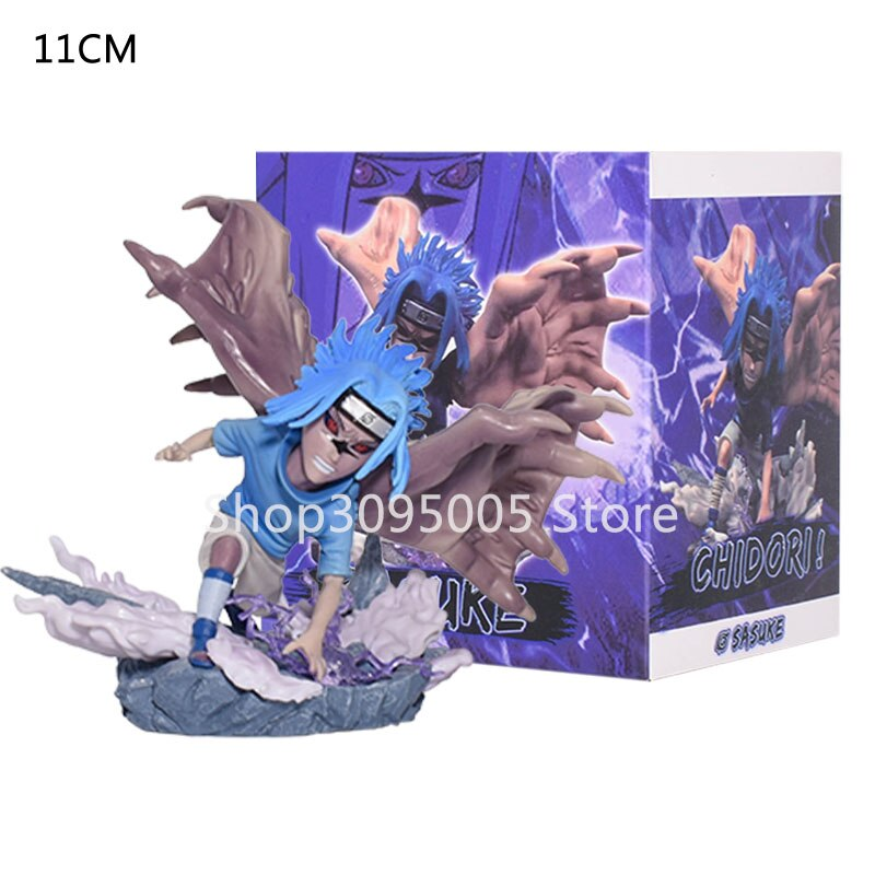 Anime Naruto Action Figure Uzumaki Naruto Uchiha Sasuke Fierce Battle Scenes Model Toys Gaara Itachi Dolls Collectible Toys Gift Alx Artthread Style