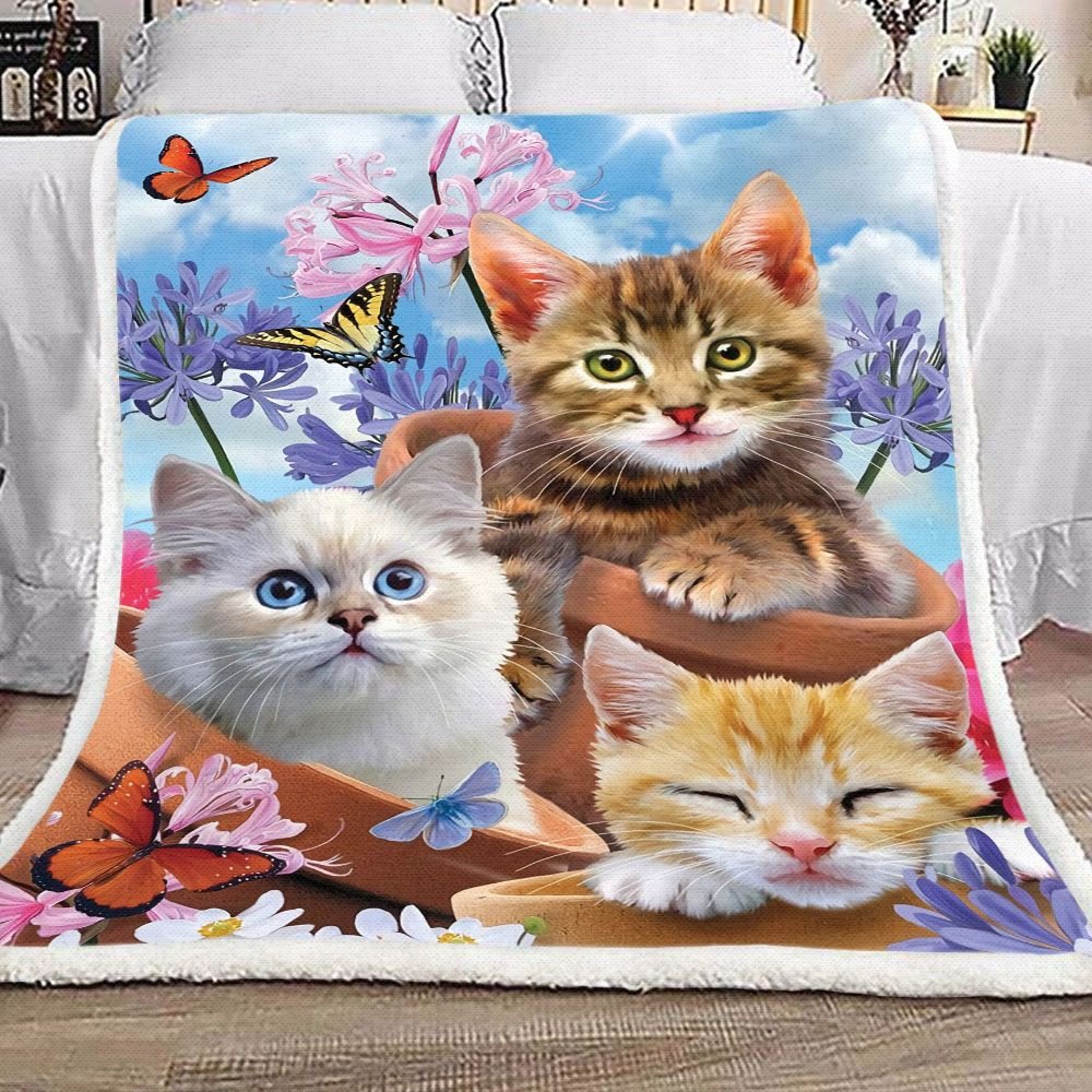 Cute Kittens Ni2203005Ym Fleece Blanket