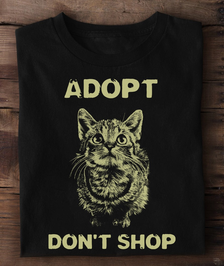 Adopt Don’T Shop Cute Cat Lover Gift Standard/Premium T-Shirt