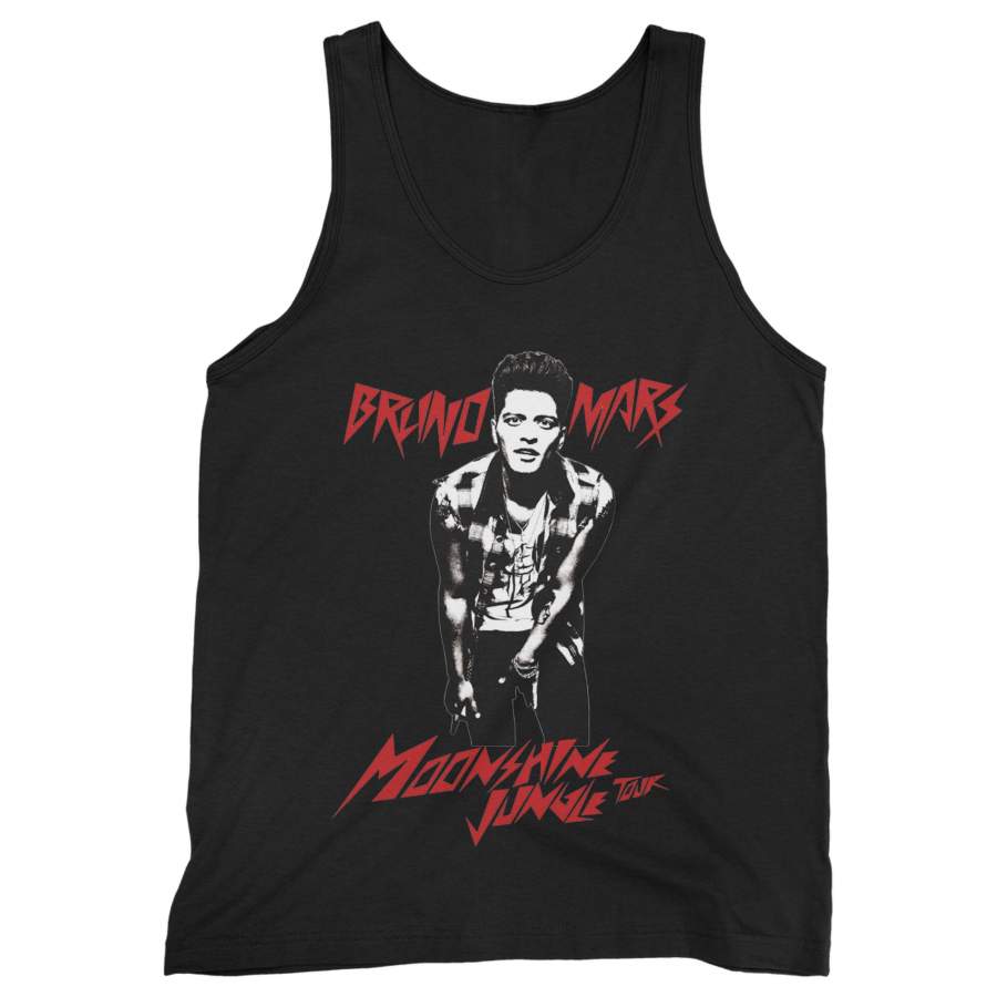 Bruno Mars Moonshine Jungle Tour Man’s Tank Top