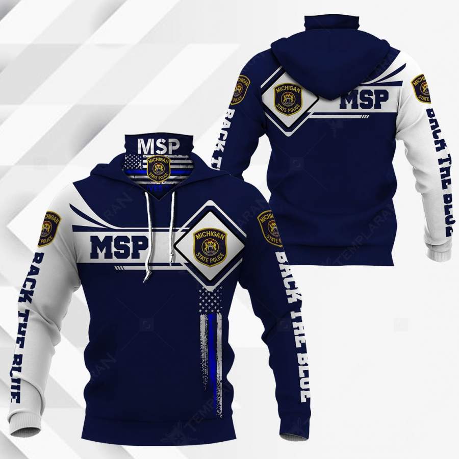 Michigan State Police  Hoodie Mask Ltd TDH