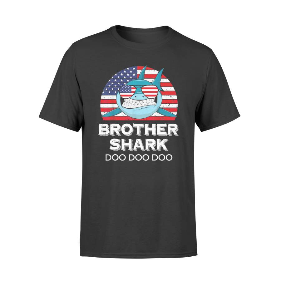 4th Of July Shark T Shirt Brother Shark Doo Doo Doo Shirt – Standard T-shirt