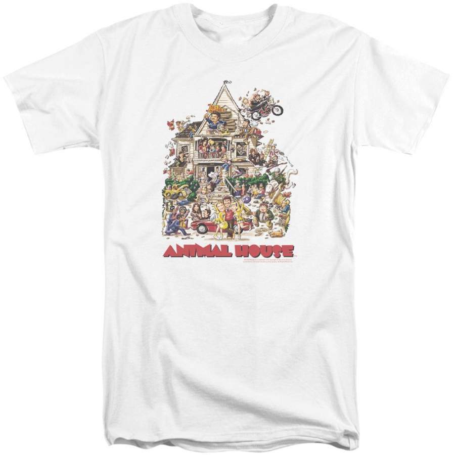 Animal House – Poster Art Short Sleeve Adult Tall