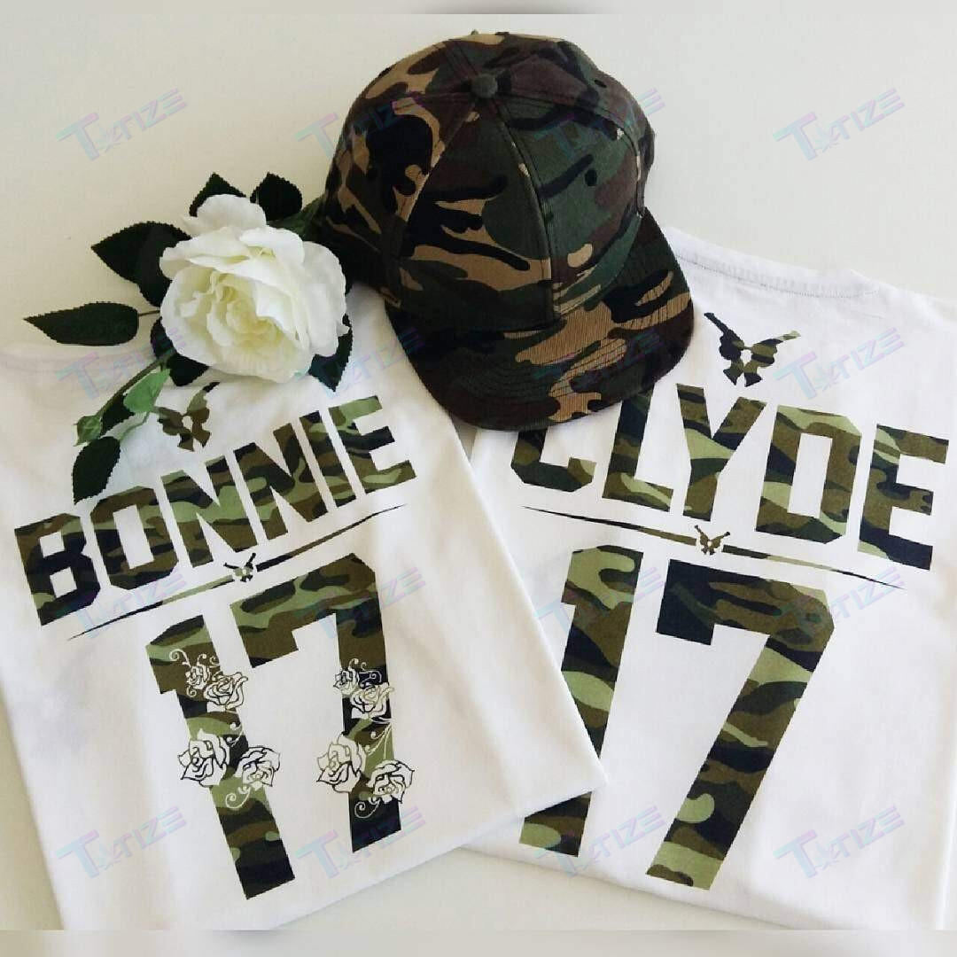 Bonnie And Clyde Couples Matching Couple Shirts Couple Gift Graphic Unisex T Shirt, Sweatshirt, Hoodie Size S – 5Xl