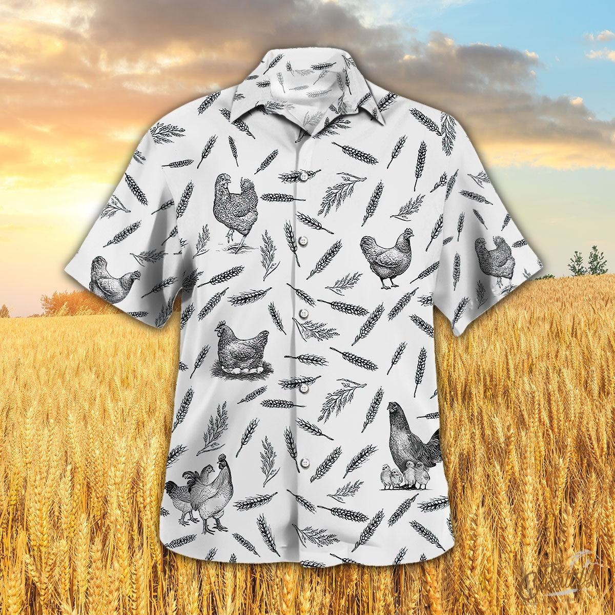 Chicken Pattern Hawaii Lover Hawaii Shirt For Men Women Ha10560