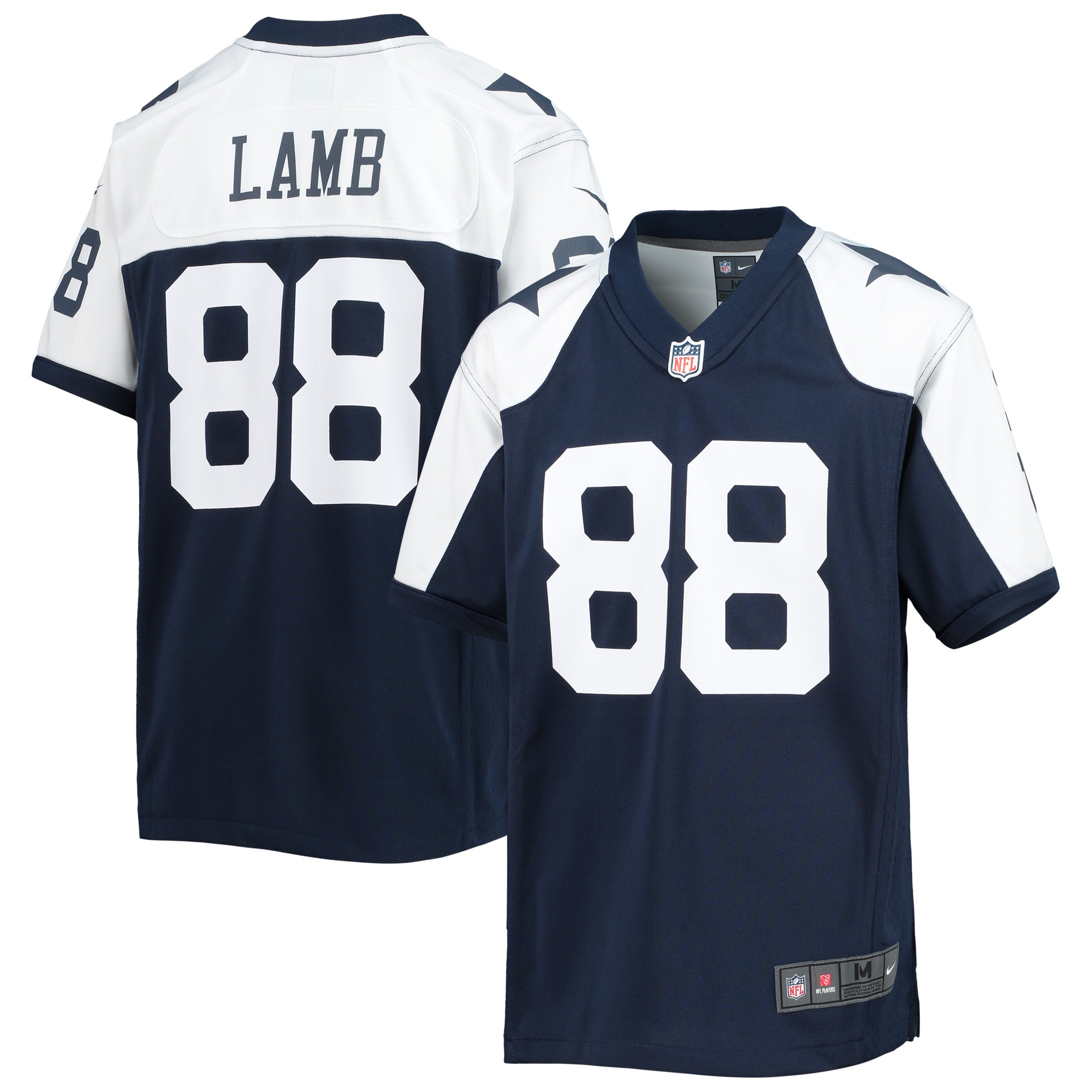 Youth Dallas Cowboys CeeDee Lamb Navy Alternate Team Game Jersey