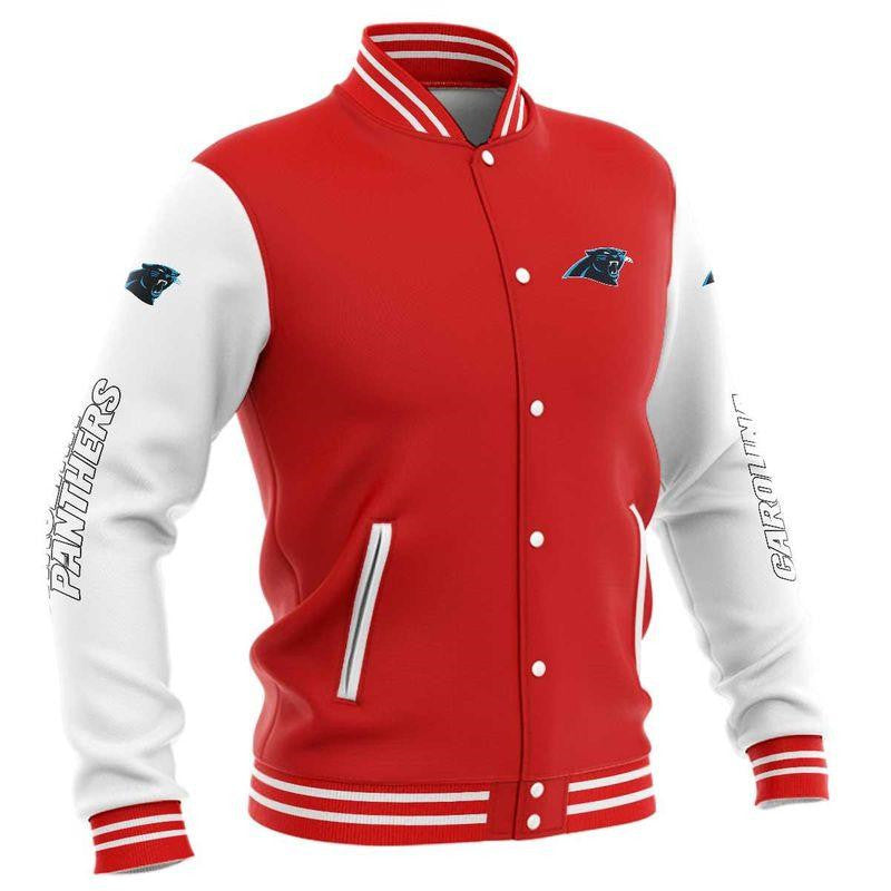 Carolina Panthers Baseball Jacket For Men