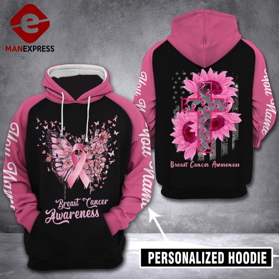 VH CUSTOMIZE BREAST CANCER HOODIE 3D ALL OVER PRINT 1410 N.V