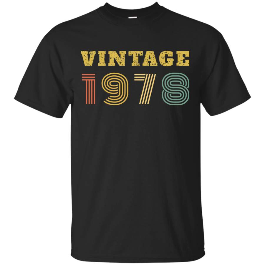 Birthday Gift Vintage 1978 Year Men/Women T shirt