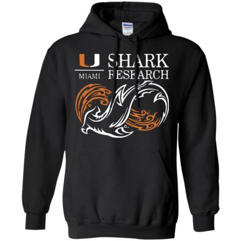 University Of Miami Shark Research Shirt Hoodie