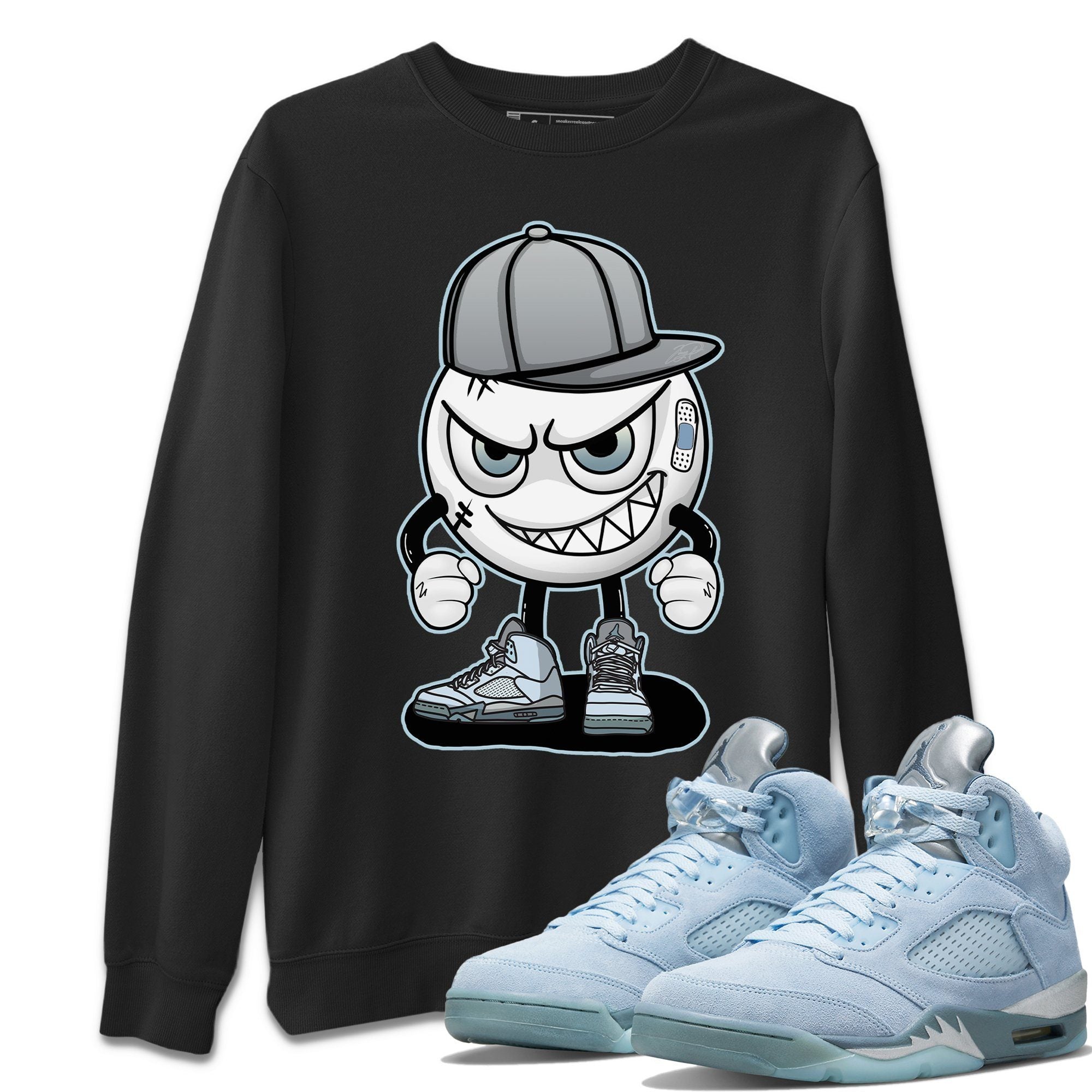Mischief Emoji Sweatshirt – Air Jordan 5 Blue Bird