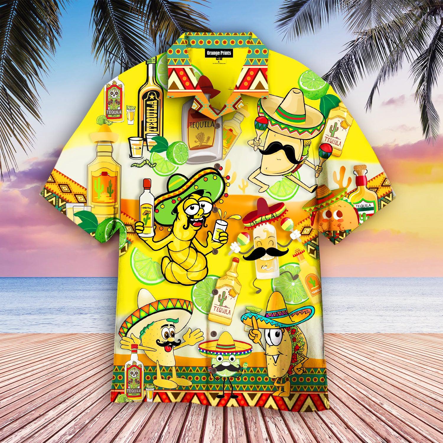 Tacos Tequila Hawaiian Shirt