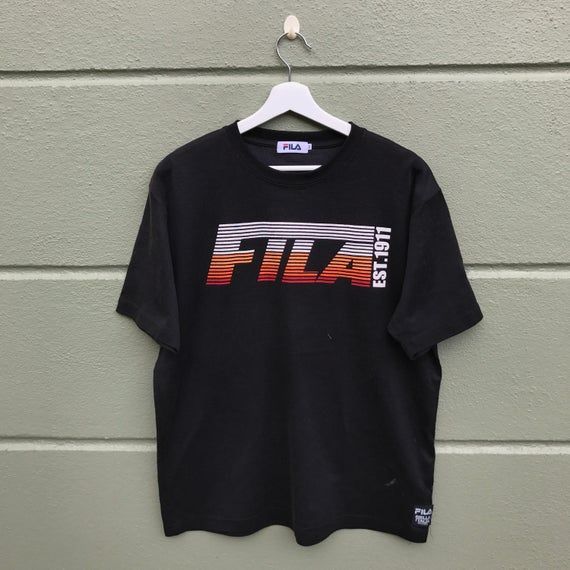 Vintage Fila Big Logo Printed Shirt