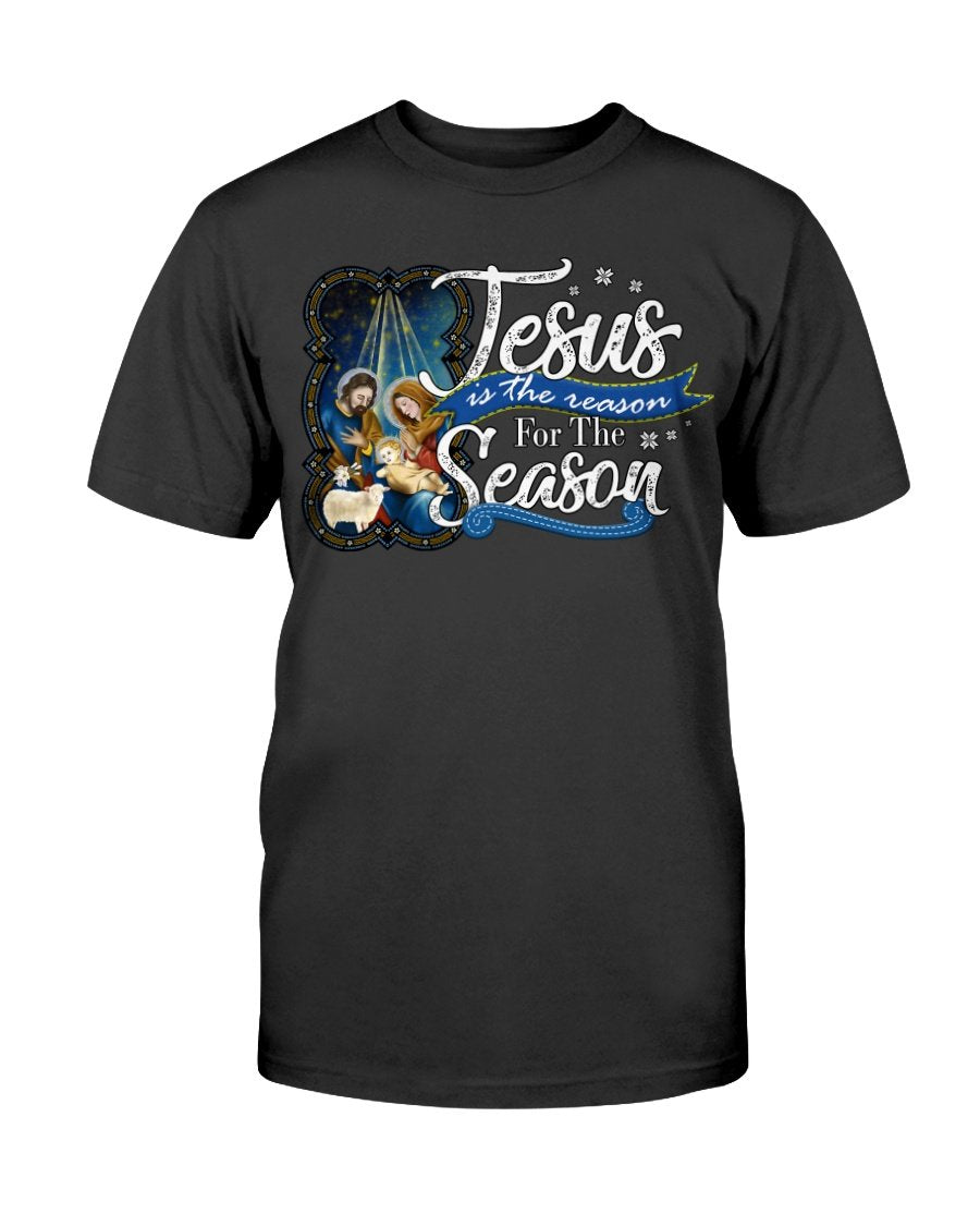 Jesus Is The Reason For The Season Jesus Christmas  Gildan Cotton T-Shirt