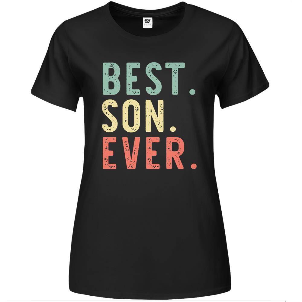 Best Son Ever Funny Cool Boy Vintage Premium Womens Tshirts