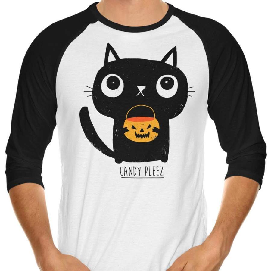 Candy Pleez – 3/4 Sleeve Raglan T-Shirt