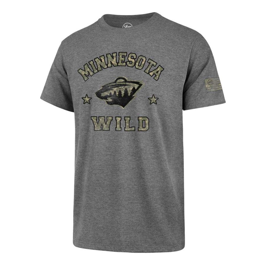 Minnesota Wild Oht Distressed Two Peat ’47 Club T-Shirt 3D All Over Print