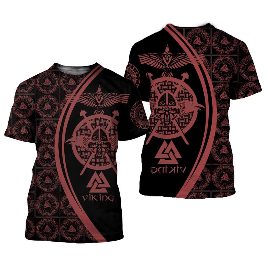 Vikings Tattoo 3D All Over Printed Shirts For Men And Women 120