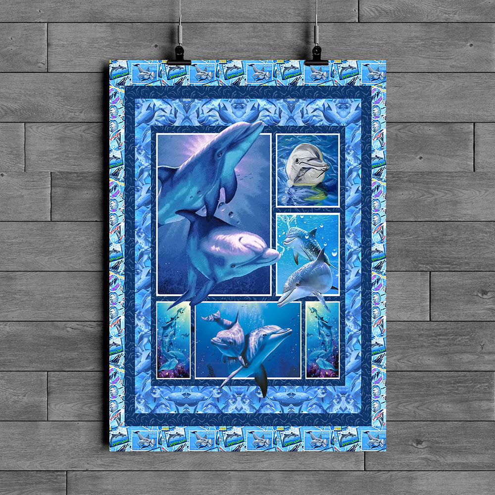 Dolphin Poster Hu121110Pt