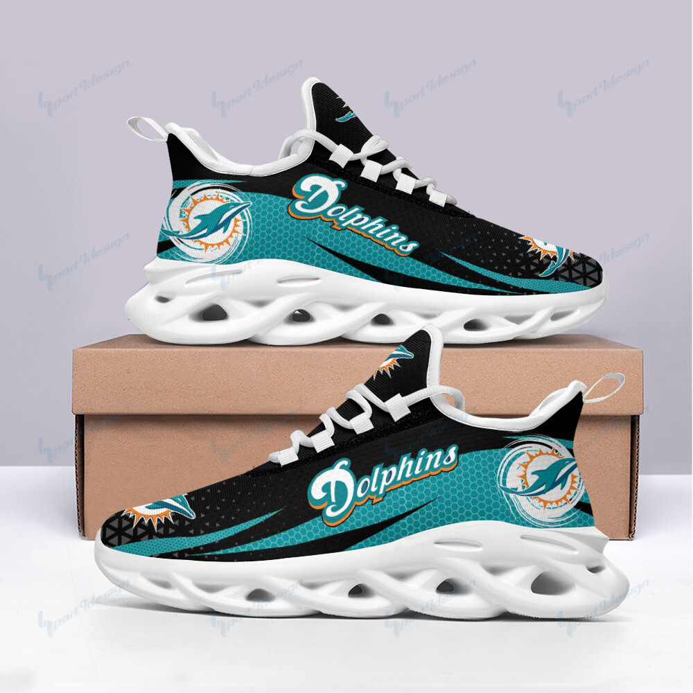 Miami Dolphins Yezy Running Sneakers 834