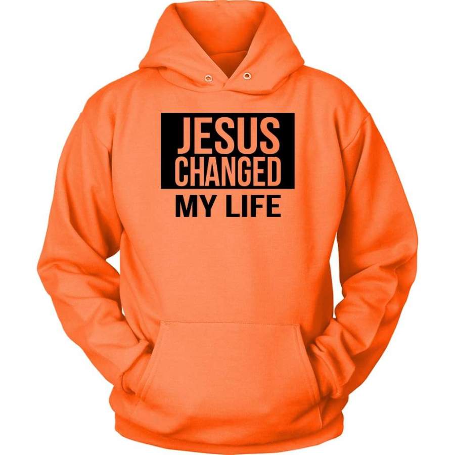 Jesus changed my life hoodie – Wardrobe Collective