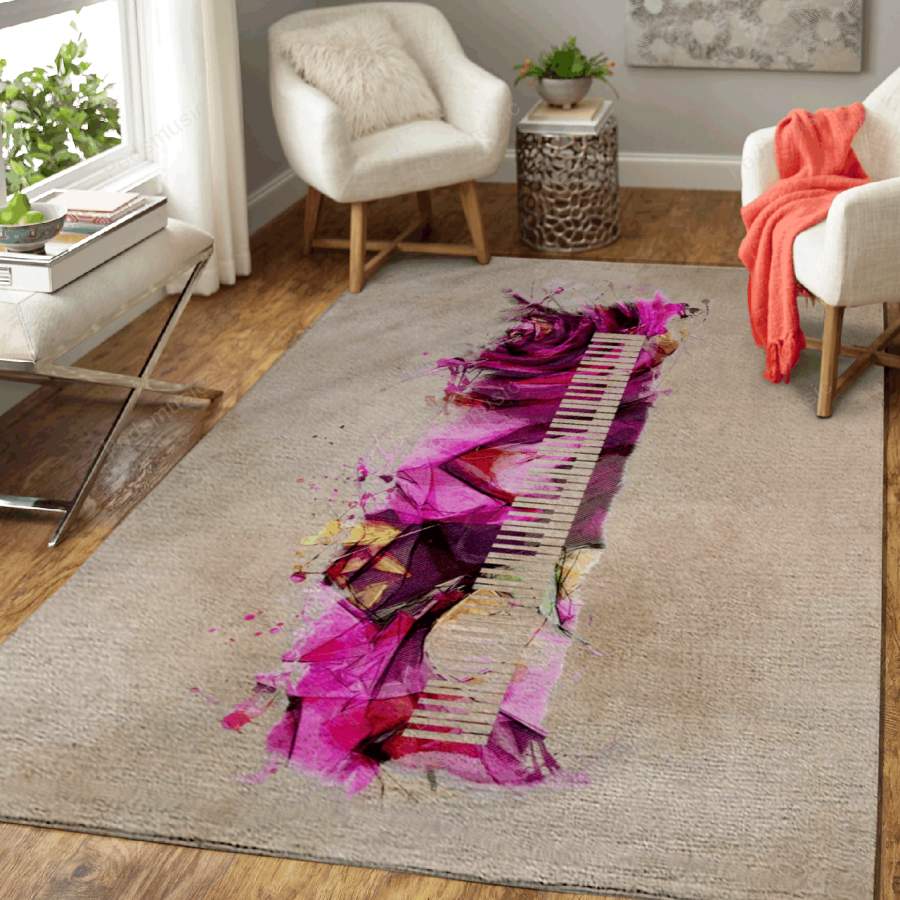 Piano music art – Music Art For Fans Area Rug Living Room Carpet Floor Decor