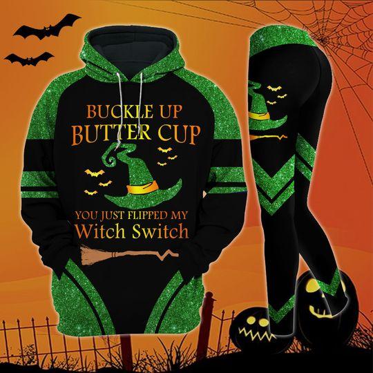 The Best Witch Halloween Multicolor 3D All Over Print Hoodies Set