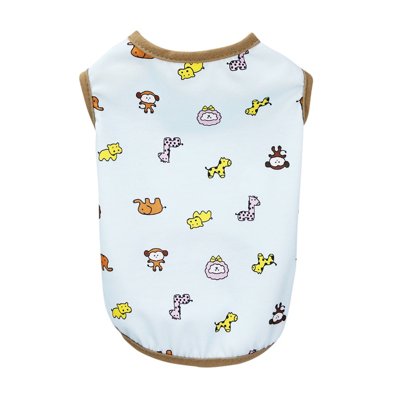 Puppy Sweatshirt Dog Clothes Pet Sleeveless Vest Doggy Apparel Breathable Comfortable Polyester Spring Summer alx