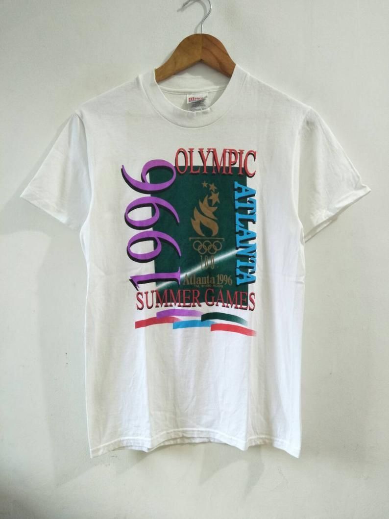 Vintage Olympic Atlanta 1996 Summer Games Shirt Stadium Shirt