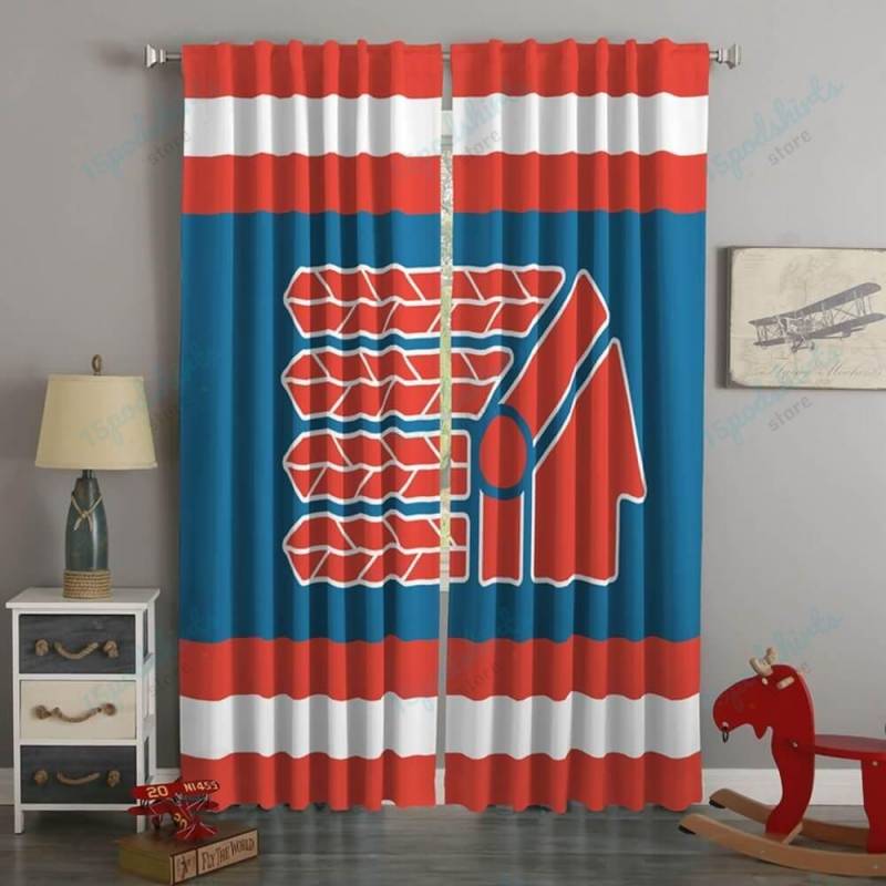 3D Printed Cleveland Indians Style Custom Living Room Curtains