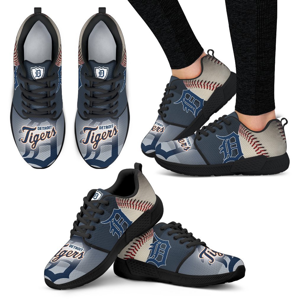 Pro Shop Detroit Tigers Running Sneakers For Baseball Fan