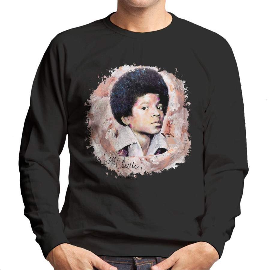 Sidney Maurer Original Portrait Of Michael Jackson Young Men’s Sweatshirt