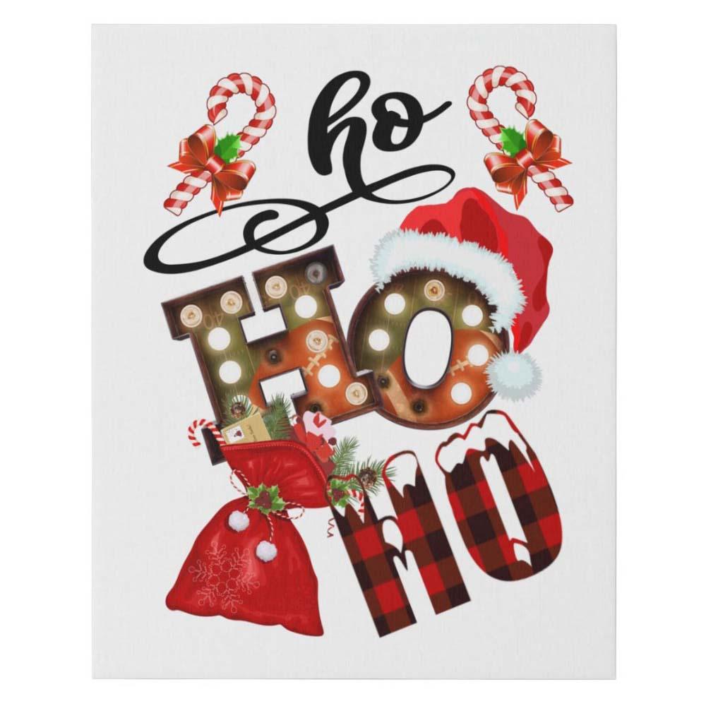 ViticStore™ Ho Ho Ho – Christmas canvas for decor, canvas wall art, gift for family, home decoration,  christmas canvas, christmas gift