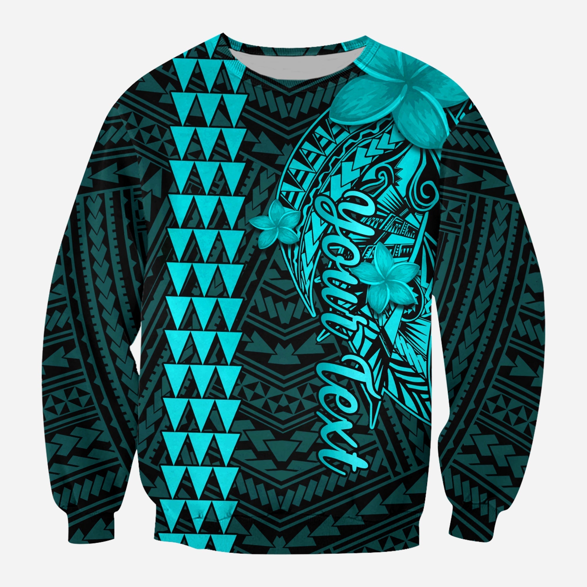 Custom Personalised Hawaii Sweatshirt Kakau Kanaka Maoli Combine Polynesian Shark Ver.04 Lt14