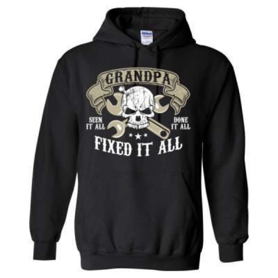 AGR Seen It All Done It All Grandpa Fixed It All – Heavy Blend™ Hooded Sweatshirt