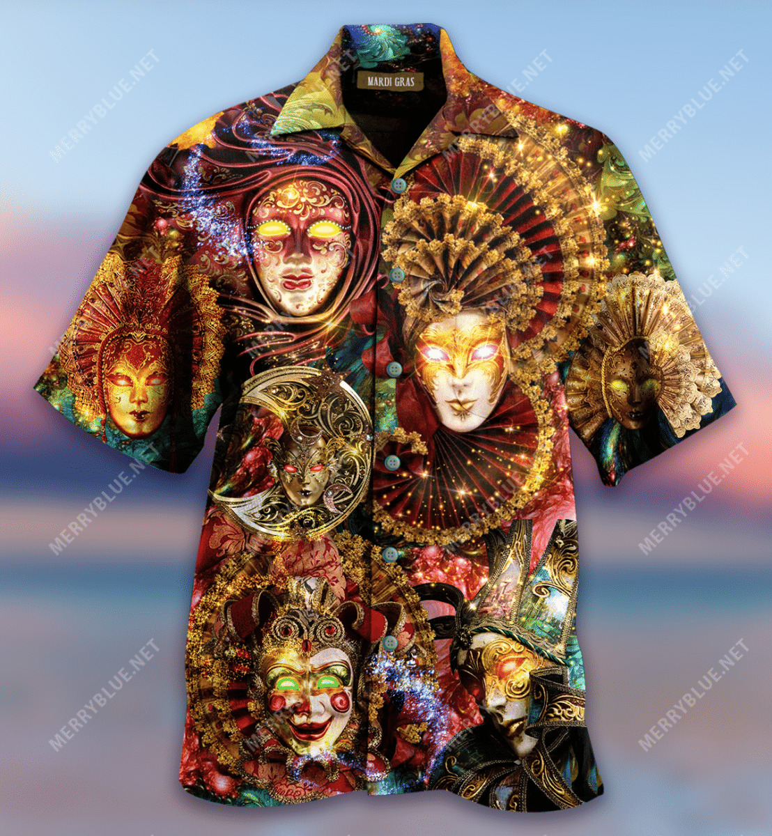 Ain’T No Party Like Mardi Gras Unisex Hawaiian Shirt