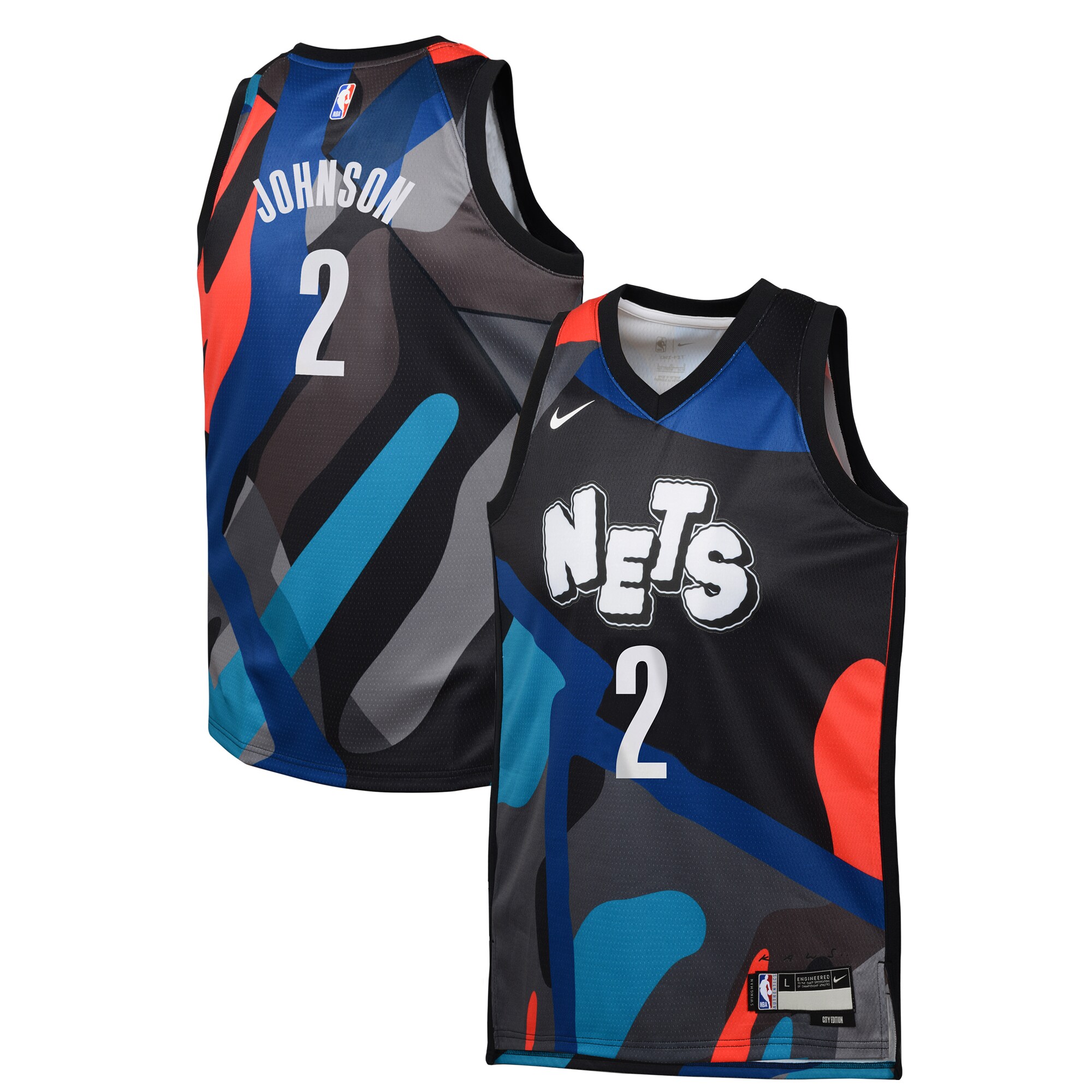 Cameron Johnson Brooklyn Nets Youth Swingman Jersey – City Edition – Black