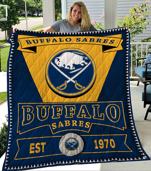 Buffalo Sabres Quilt Blanket Lc1