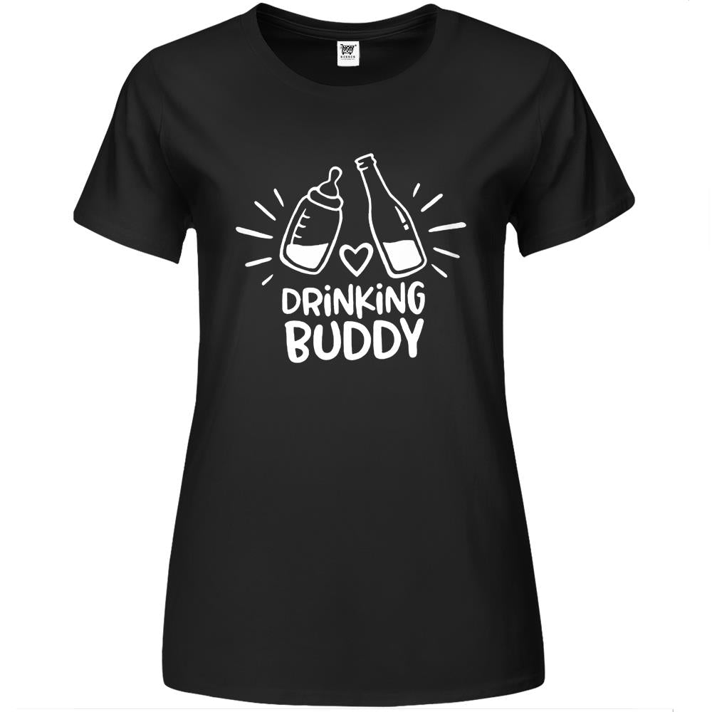 Father’S Day Gift, Drinking Buddy Of Daddy, Baby Onesie, Dad And Baby Matching Outfit Premium Womens T Shirts