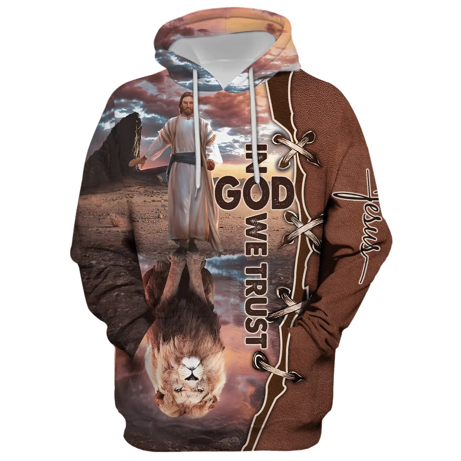 In God We Trust Hoodie  Men & Women Christian Hoodie  3D Printed Hoodie