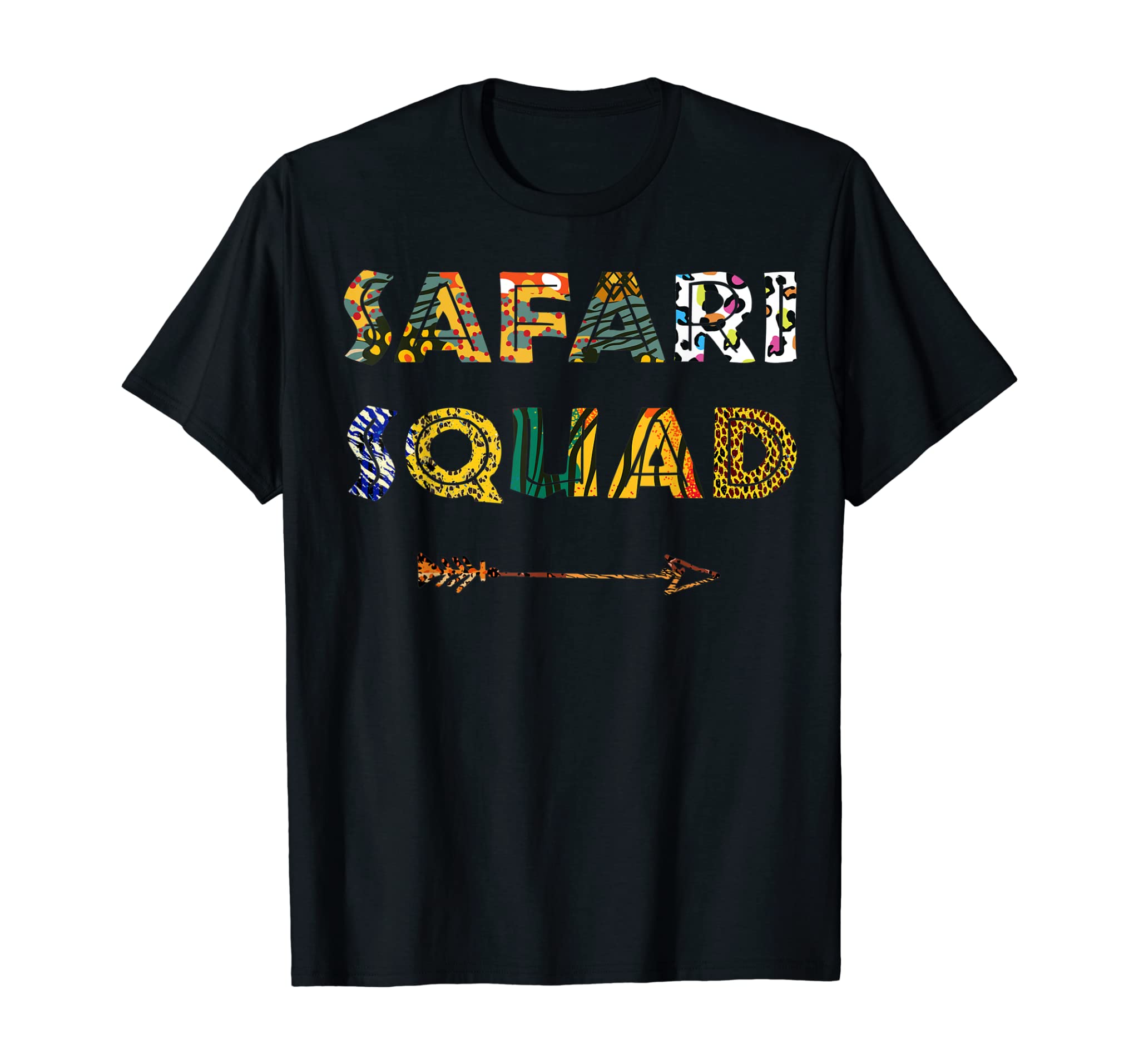 Safari Squad African Family Vacation Summer Vacay Trip Zebra T-Shirt