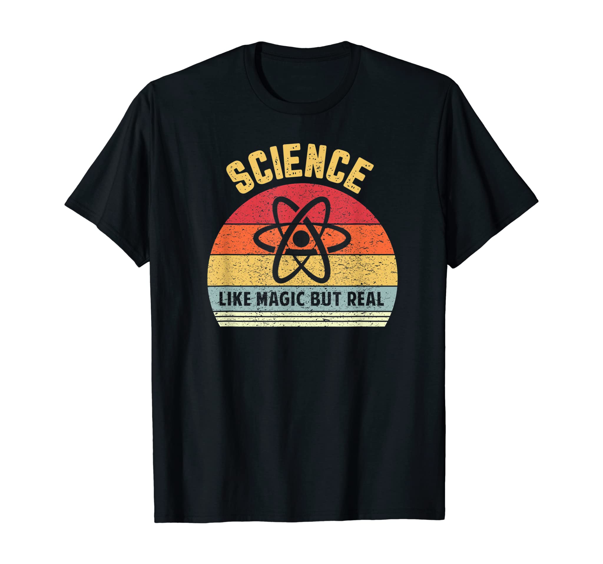 Science Like Magic But Real Funny Retro Science Teacher T-Shirt