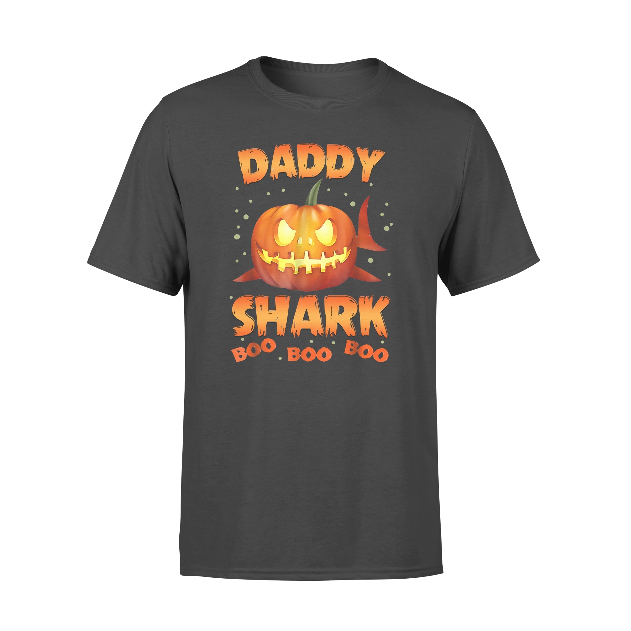 Cute Funny Pumpkin Daddy Shark Doo Doo Doo Halloween costume Shark Family printed Standard T- shirt design – IPH2015