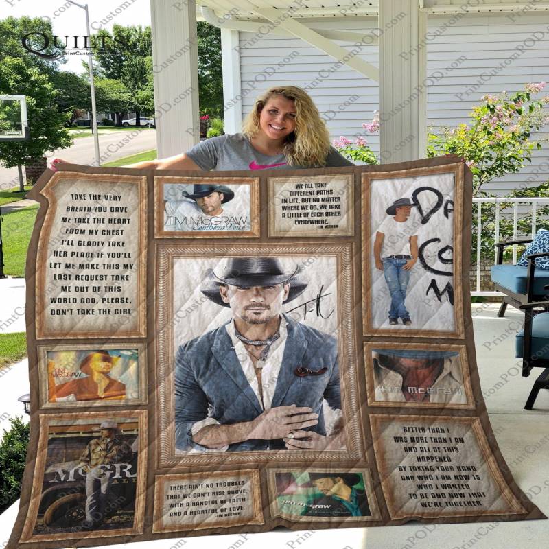 BM – Tim McGraw Quilt Blanket