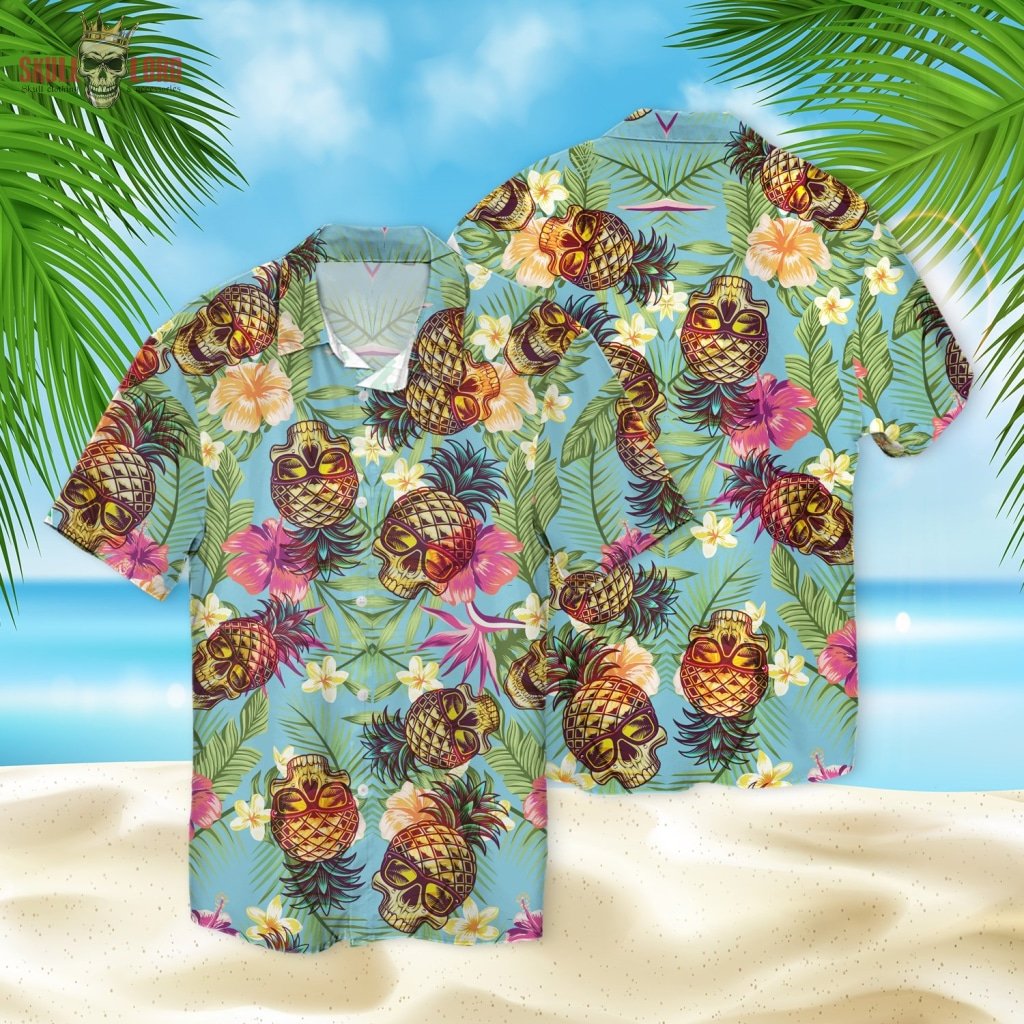 Skull Aloha Hawaii Shirt Ha28936