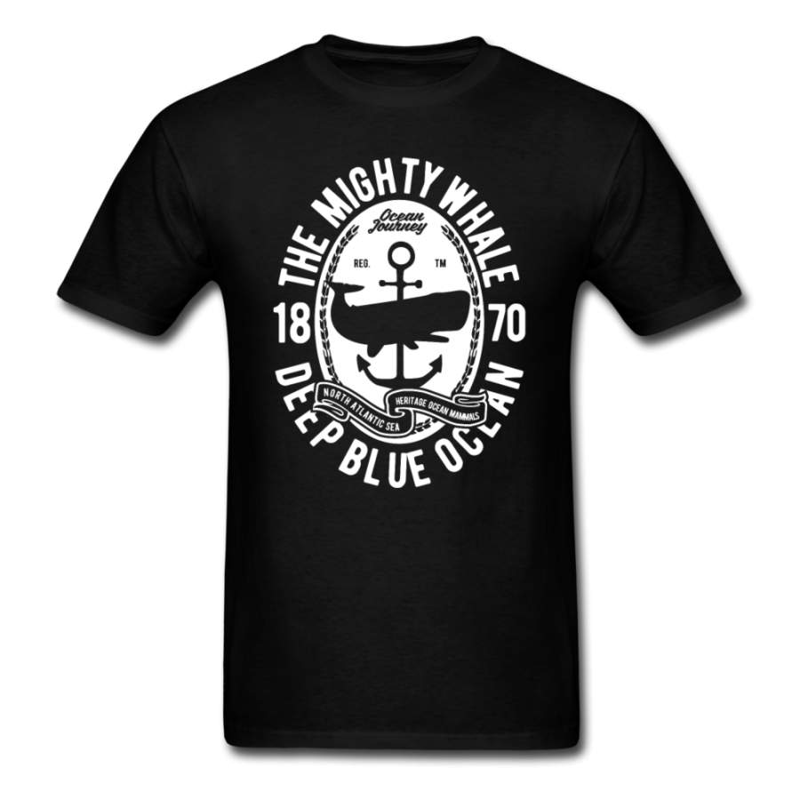 The Mighty Whale – Deep Blue Ocean | Men’s T-Shirt